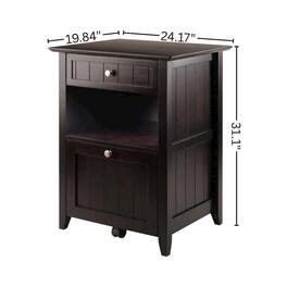 FurniFact - Filing Cabinet - Coffee