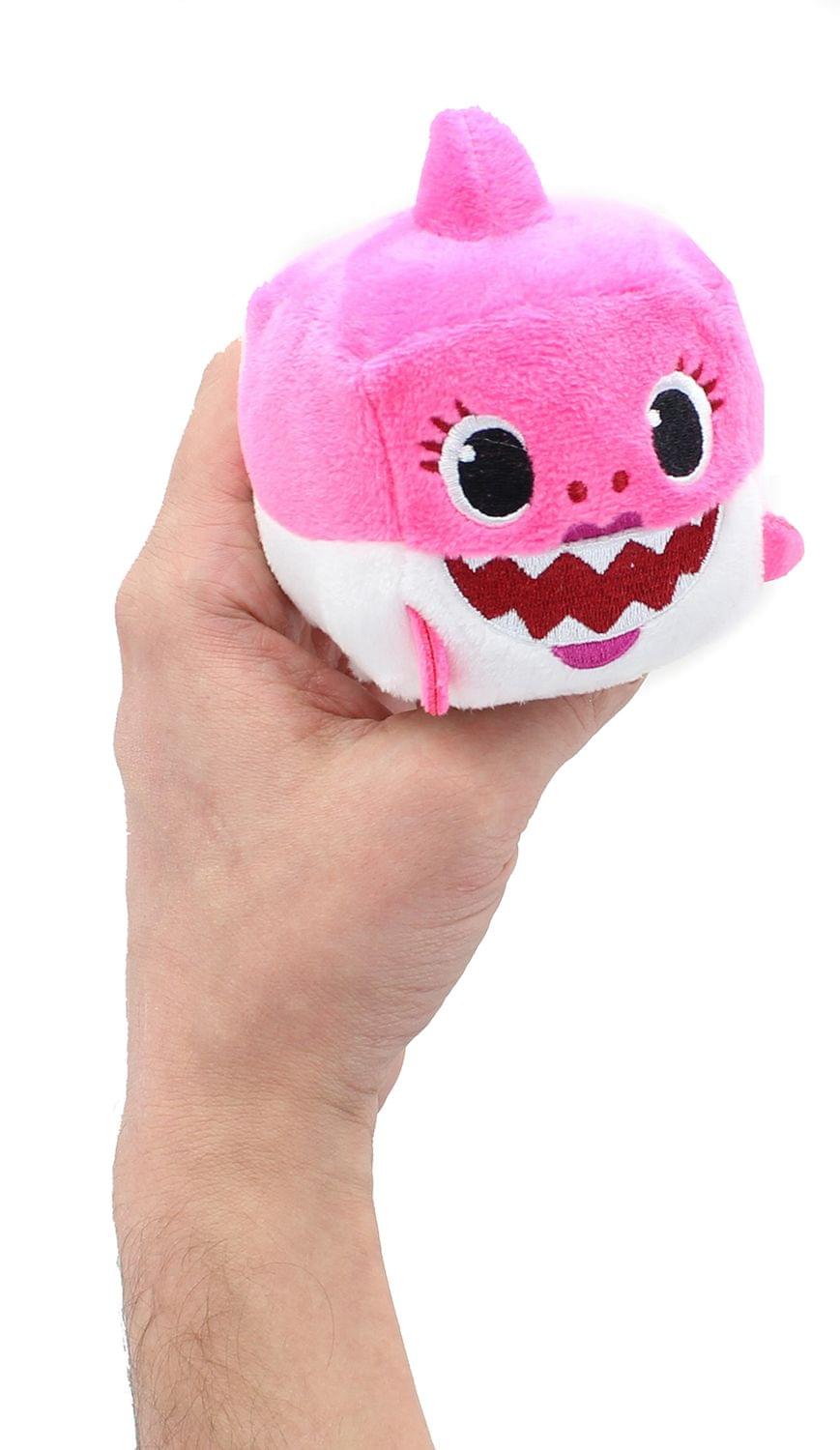 Alt View 10. WowWee - Pinkfong Shark Family 3 Inch Sound Cube Plush - Mommy Shark Pink - Pink.