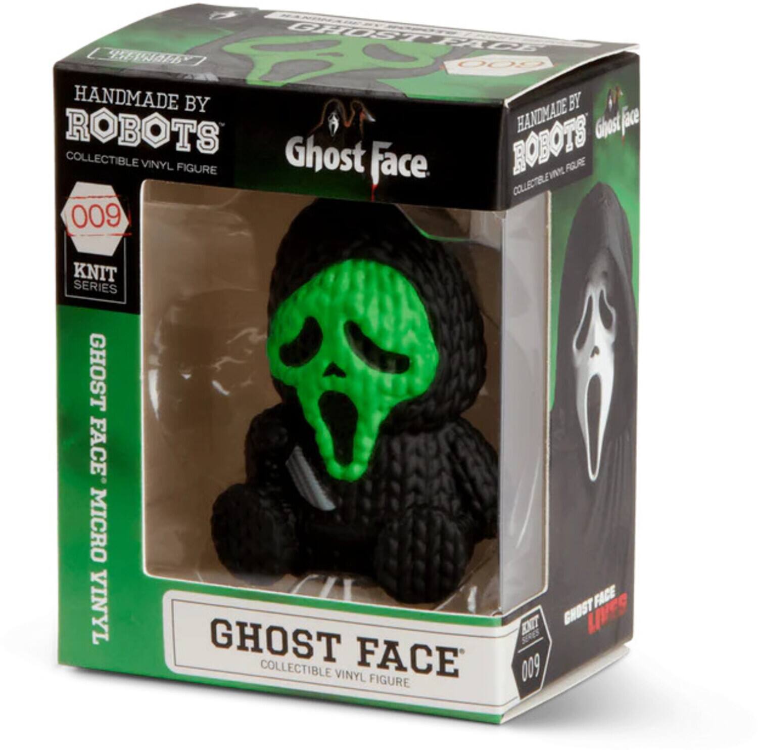Handmade by Robots Ghost Face Fluorescent Green Limited Edition