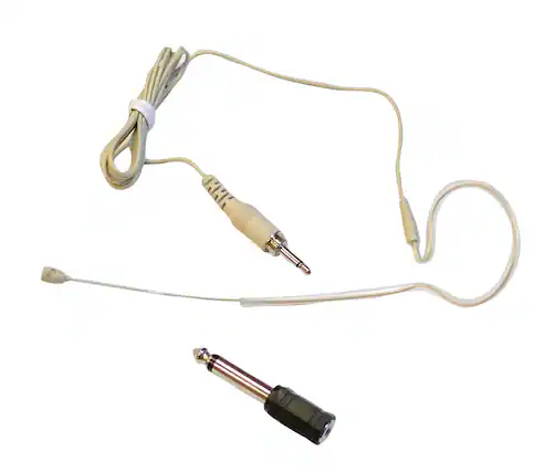 Front. Pyle - PYLE-PRO Over Ear Boom Microphone Headset - Professional Hands Free Omnidirectional Wired Audio Cond.