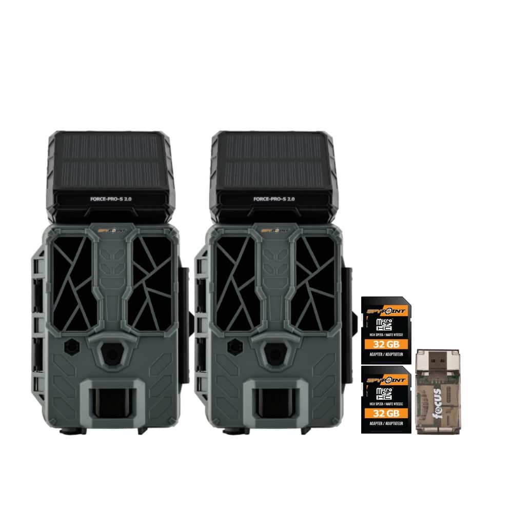 Spypoint - FORCE-PRO-S 2.0 Trail Camera with Built-In Solar Panel (2-Pack) Bundle price history on PriceWatchPro