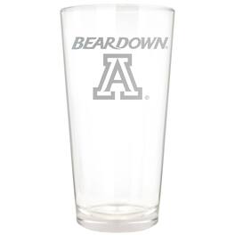 Great American Products - Arizona Wildcats Etched 16oz. Rally Cry Pint Glass - Multicolor