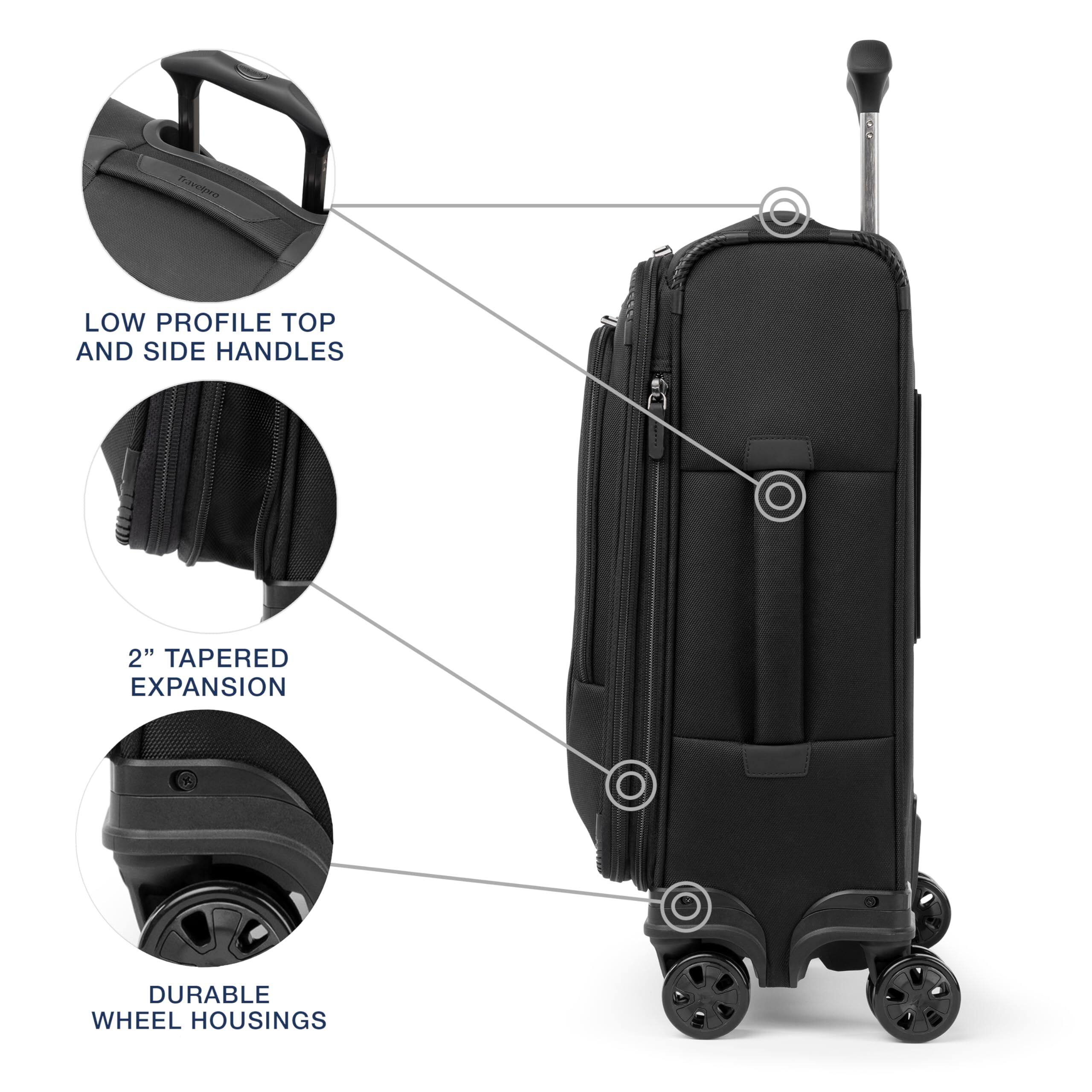 - LOW PROFILE TOP AND SIDE HANDLES
- 2" TAPERED EXPANSION
- DURABLE WHEEL HOUSINGS