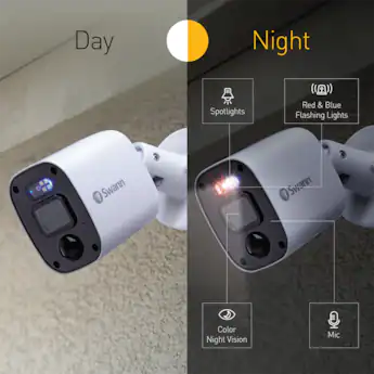 Swann SwannForce 4K Security Camera System, 4x Bullet Analog CCTV Swann SwannForce 4K Security Camera System, 4x Bullet Analog CCTV
