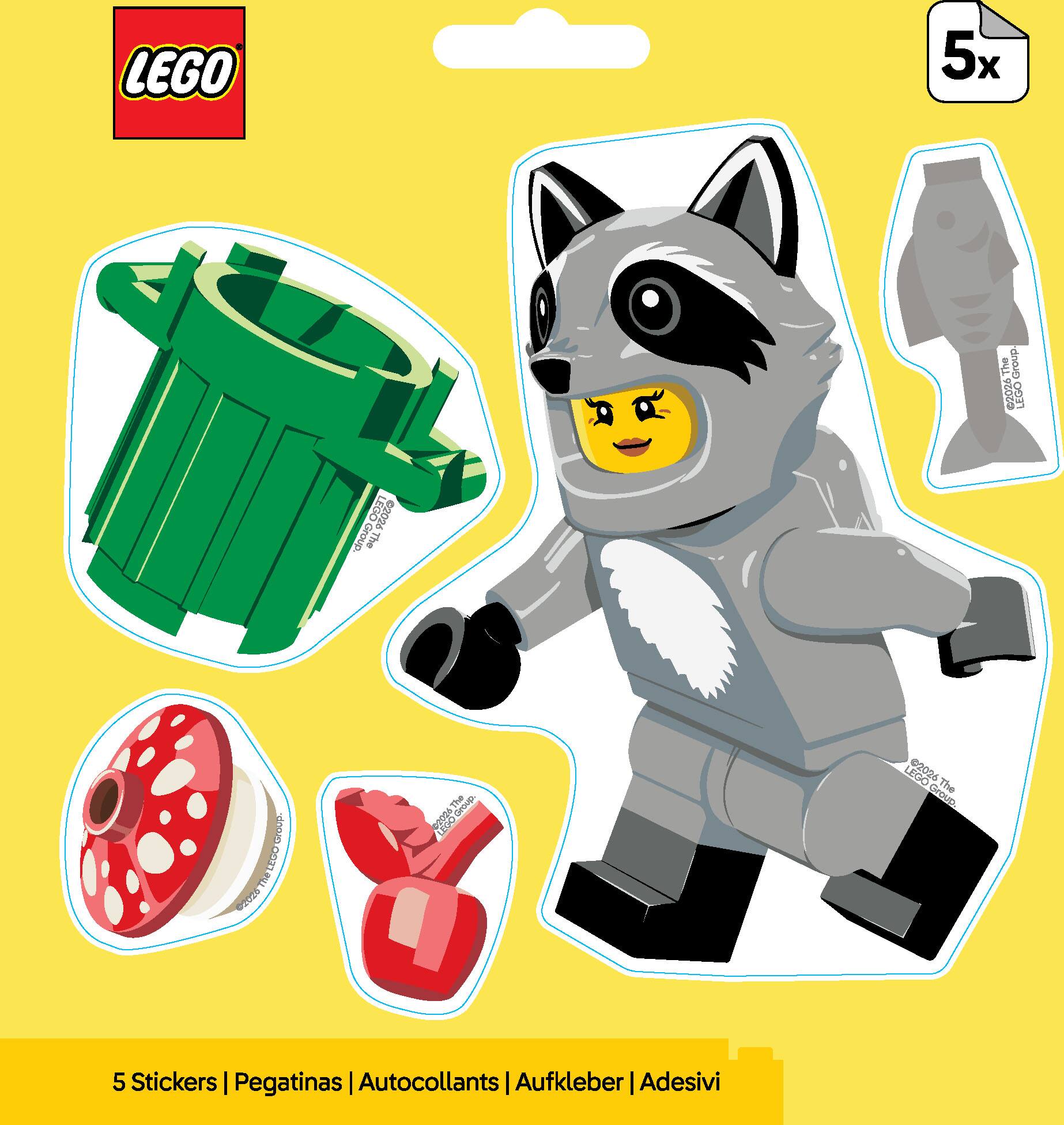 LEGO 5x the Group LEGO 2026 Group. The GroeD BA0 WLLPROC the Group L00d LEGO 2026 LEGO-Group OnouE The 5 Stickers | Pegatinas | Autocollants | Aufkleber | Adesivi