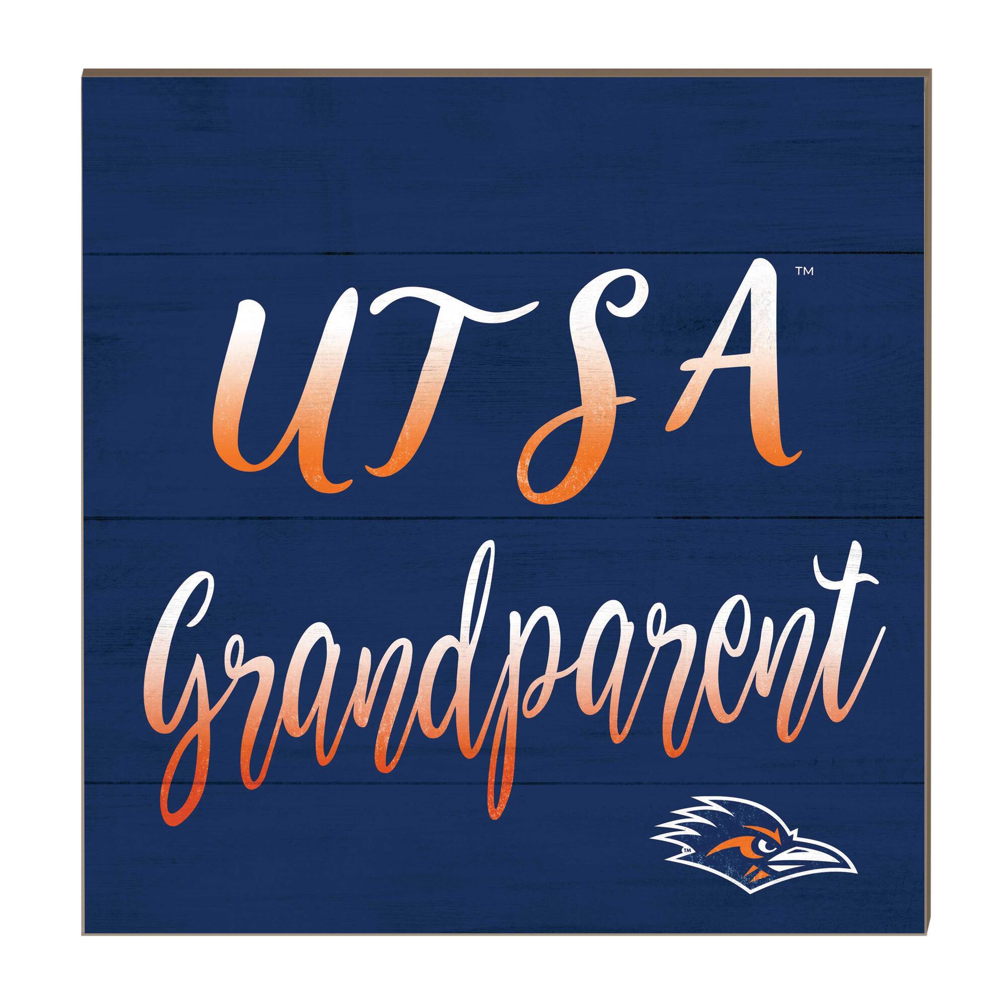 UTSA Roadrunners 10'' x 10'' Grandparent Plaque