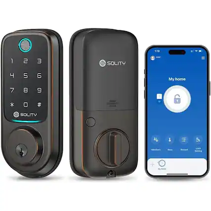 1:19
123
SOLITY
user
456
My home
7 8 9 0 #
6
SOLITY
Members
Keys
Record
Lock Setting
+
My home