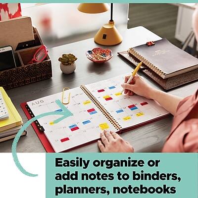 AUG 13

Easily organize or add notes to binders, planners, notebooks