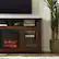 Alt View 16. Walker Edison - 58" Tall Glass Two Door Soundbar Storage Fireplace TV Stand for Most TVs Up to 65" - Traditional Brown.