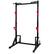 Front. KERDOM - Height Adjustable Power Rack with Pull up Bar Muscles Trainer, Power Tower Pull Up Dip Station Heavy Capacity 700lbs - Black.