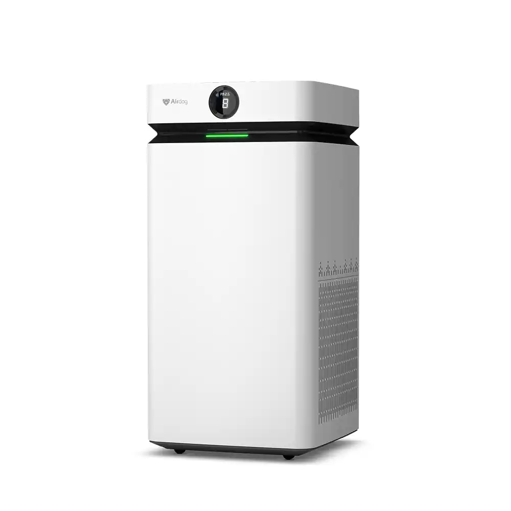 Airdog - X8 Air Purifier with Washable Filter, Covers 4035 ft², Removes 99.9% to 14.6nm with TPA Tech - White