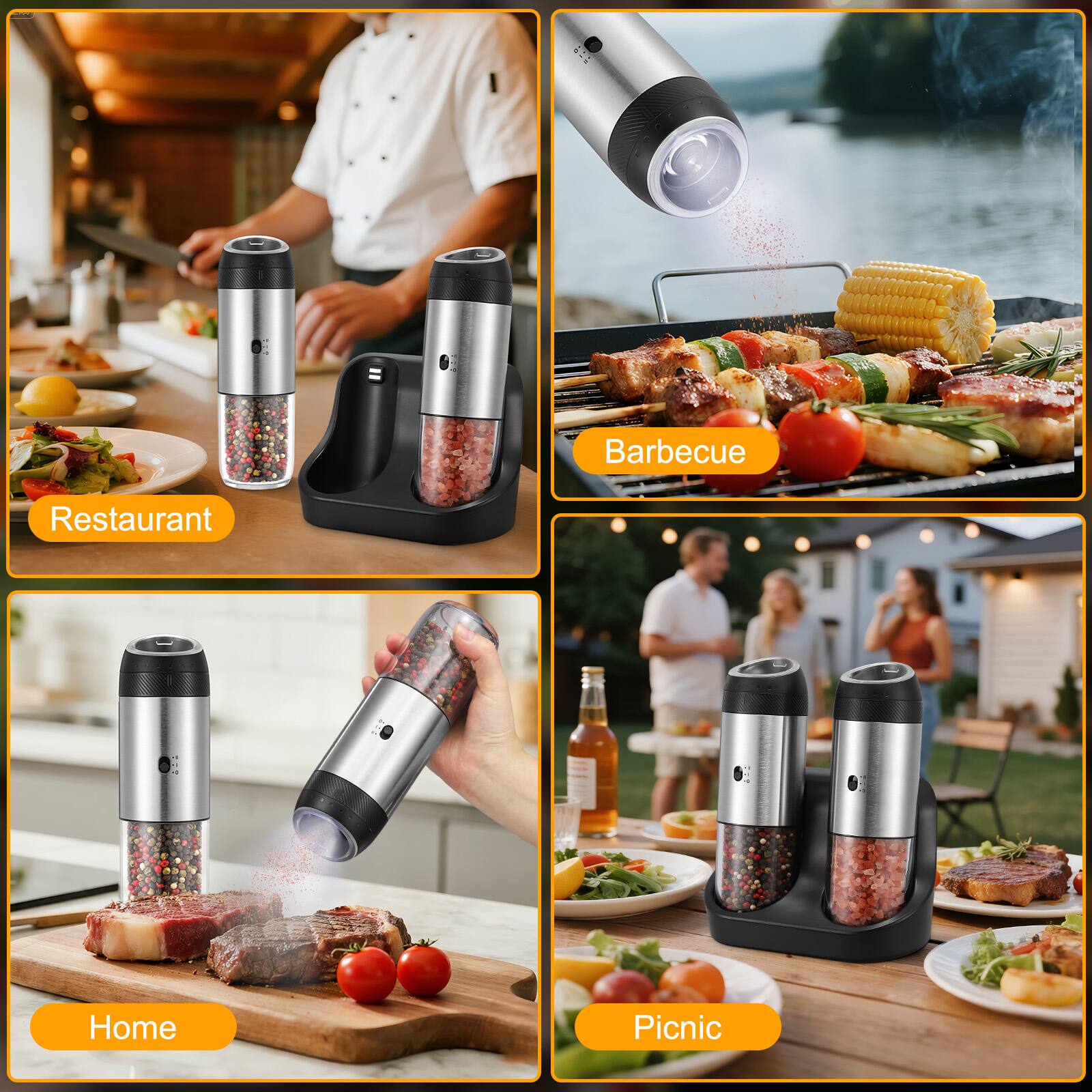 Restaurant  
Barbecue  
Home  
Picnic