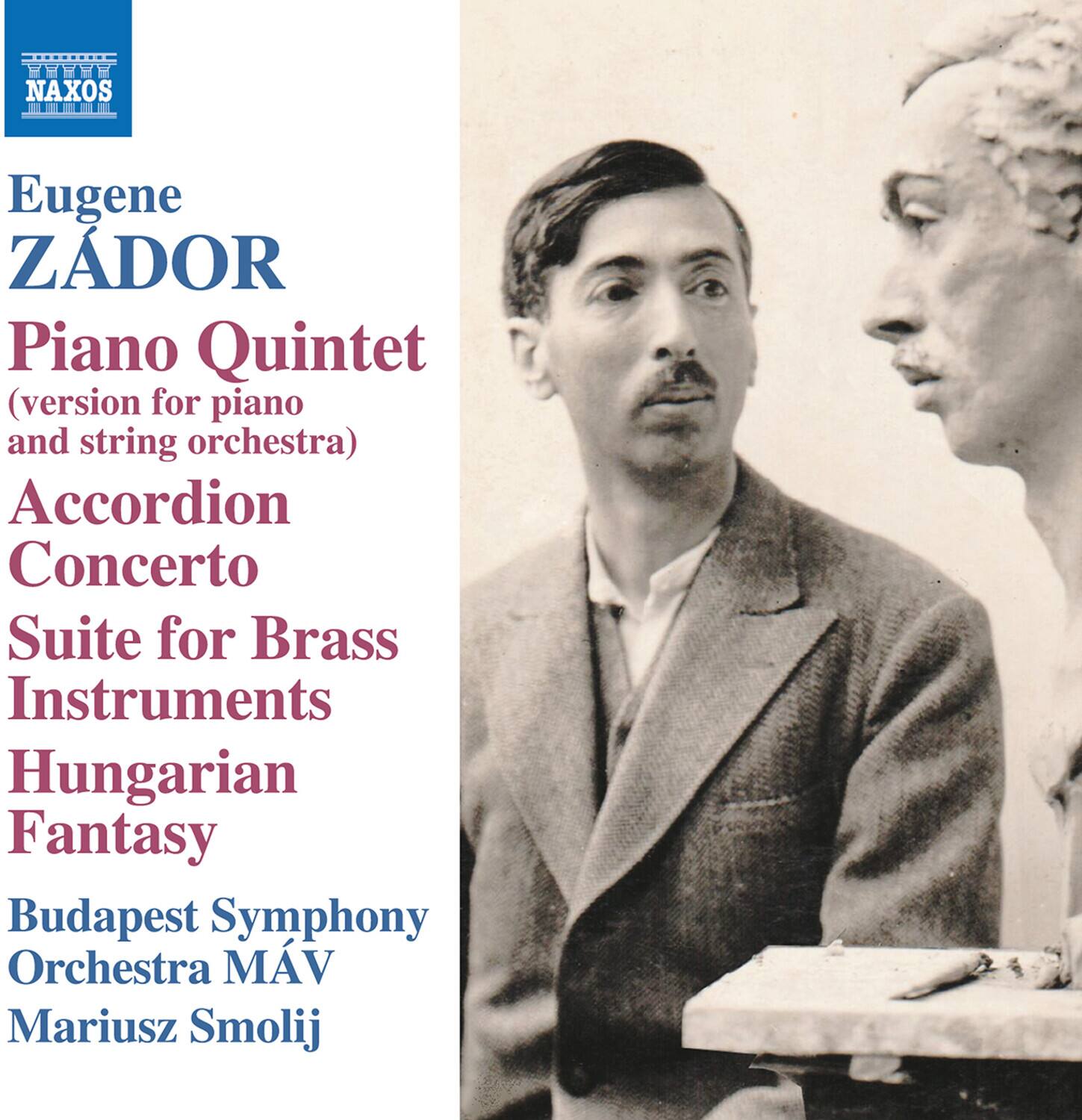 Zador: Piano Quintet (arr. M. Smolij for piano & strings); Accordion Concerto; Suite for Brass - COMPACT DISCS [CD] price history on PriceWatchPro