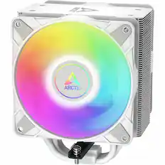 Front. Arctic - Freezer 36 A-RGB (White) Multi Compatible Tower CPU Cooler with A-RGB - White.