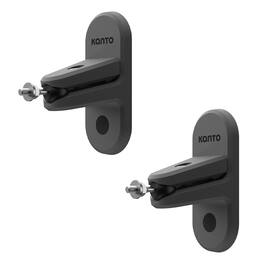 Kanto - SPW3 Rear Mount Universal Speaker Wall Mount - Pair - Black