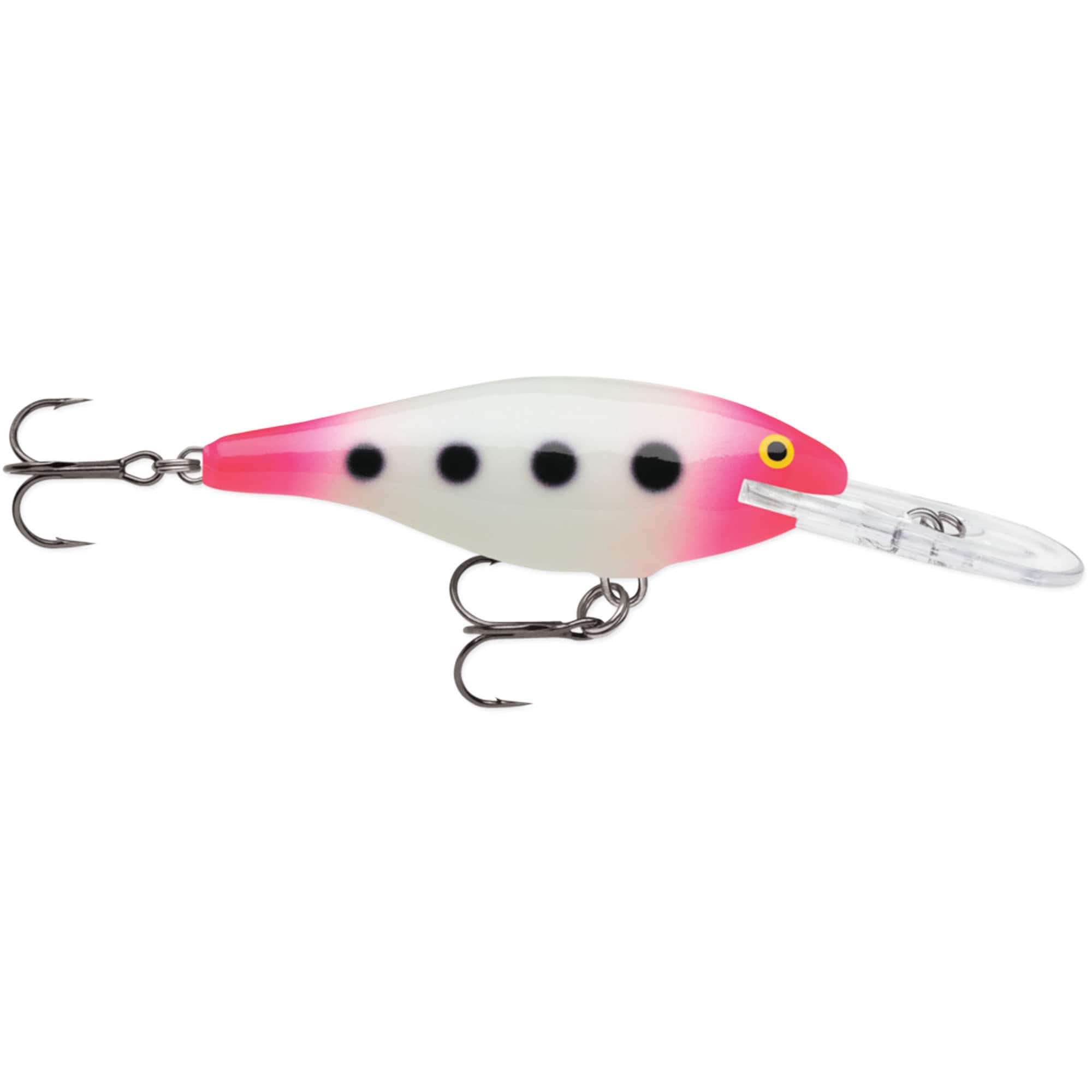 Rapala- Shad Rap 05, Fishing Lure- Glow Pink Squirrel