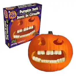 Funworld - Halloween Pumpkin Accessory Kit | Buck Teeth - White