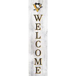 Fan Creations - Pittsburgh Penguins 48'' Welcome Leaner - Multicolor