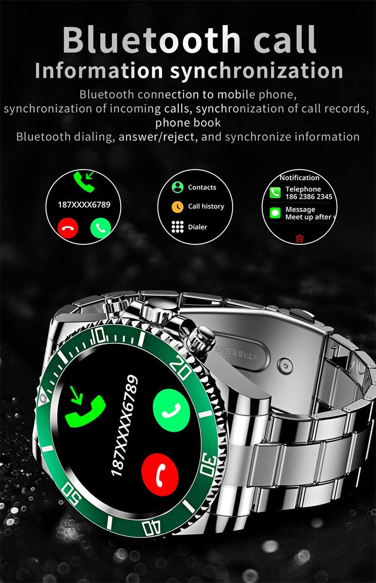 Bluetooth call Information synchronization  
Bluetooth connection to mobile phone, synchronization of incoming calls, synchronization of call records, phone book Bluetooth dialing, answer/reject, and synchronize information  

Contacts  
Call history  
Dialer  
Notification  
Telephone  

187XXXX6789  
186 2386 2345  
Message  
Meet up after 50
