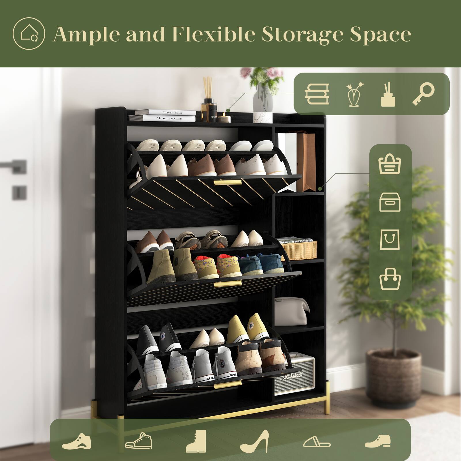 Ample and Flexible Storage Space