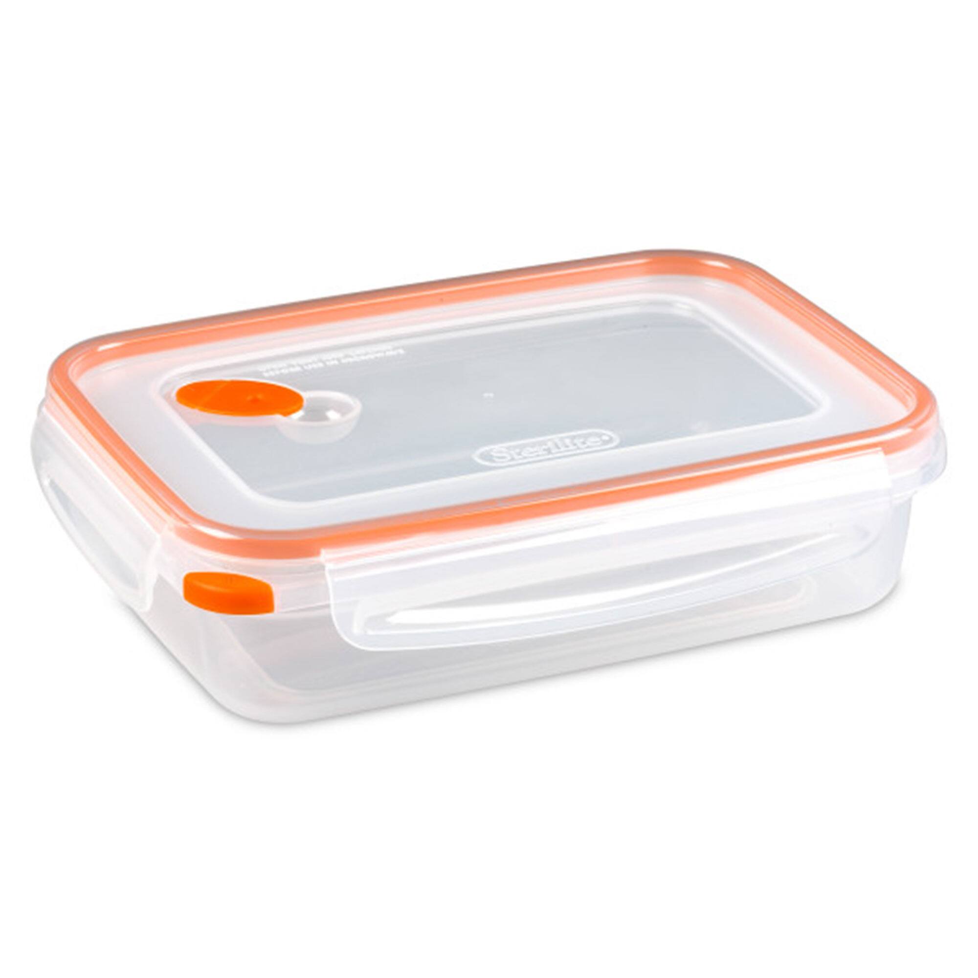 Alt View 1. Sterilite - Sterilite 03211106 Ultra-Seal 5.8 Cup Food Storage Container w/ Clear Lid (6 PK) - Clear.