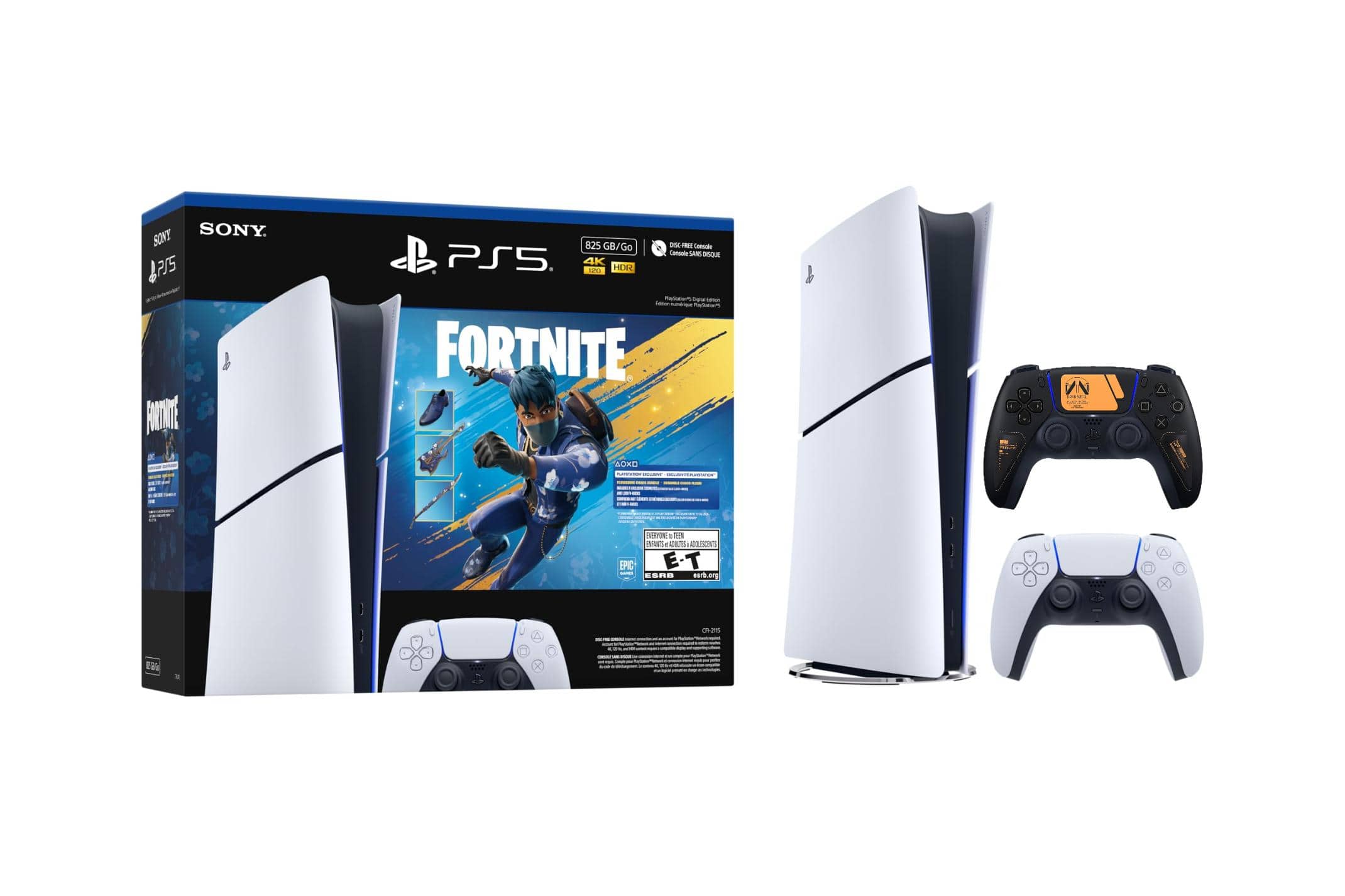 PlayStation5 DE 825GB Fortnite Bundle w/DualSense Controller Death Stranding - PlayStation 5