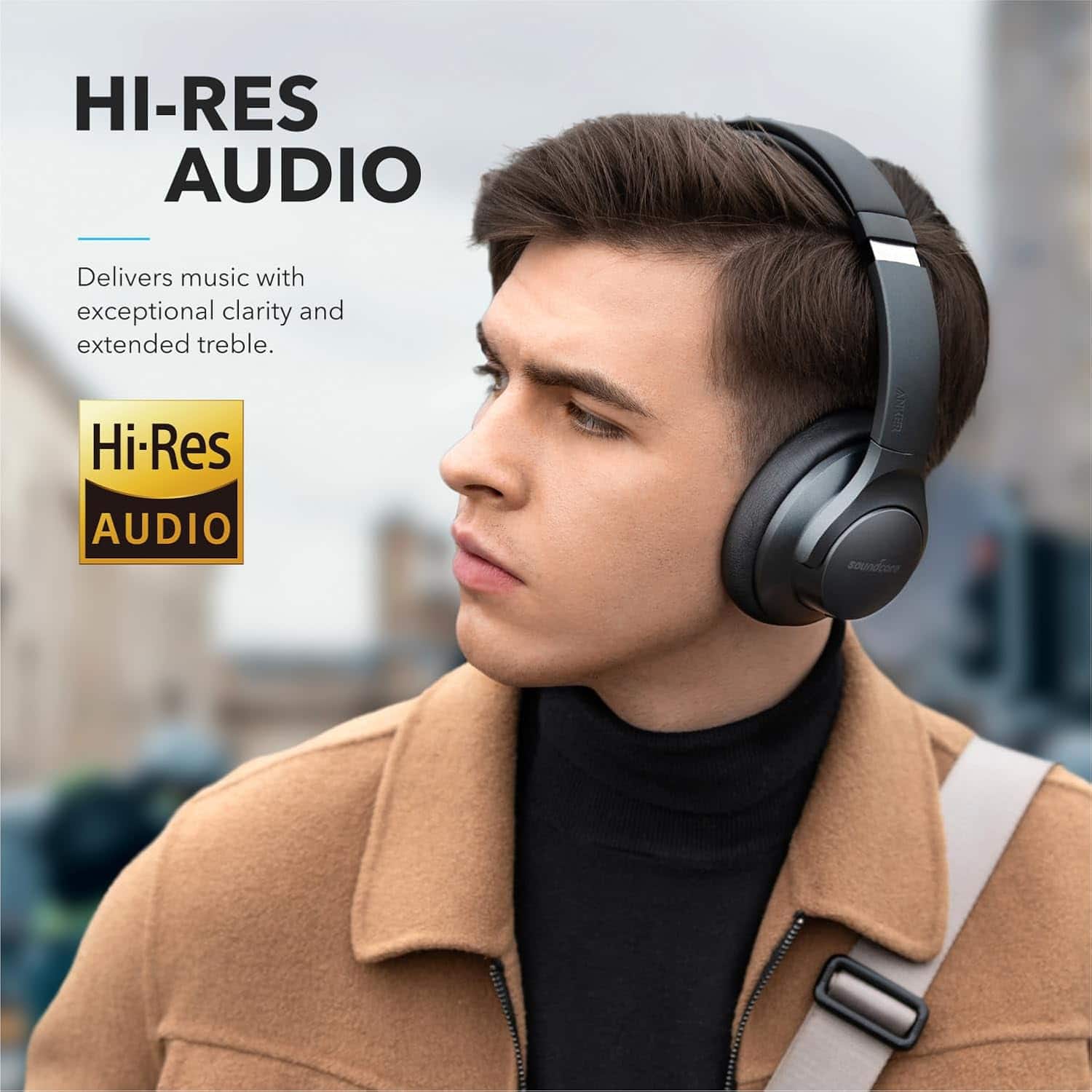 Soundcore Anker Life Q20 Hybrid Active Noise Cancelling Headphones
