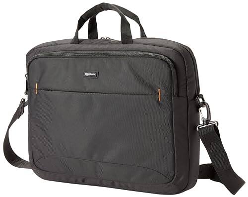 Vulpecula Spade - 17.3-Inch Laptop Shoulder Bag, Fits Dell, HP, ASUS, Lenovo, MacBook Pro and more - Black