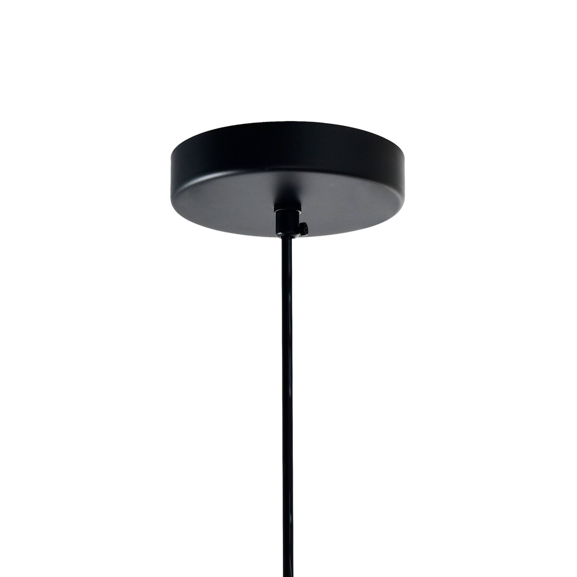 Alt View 1. CWI Lighting - Dynamic 1 Light Down Mini Pendant With Black Finish - Black.