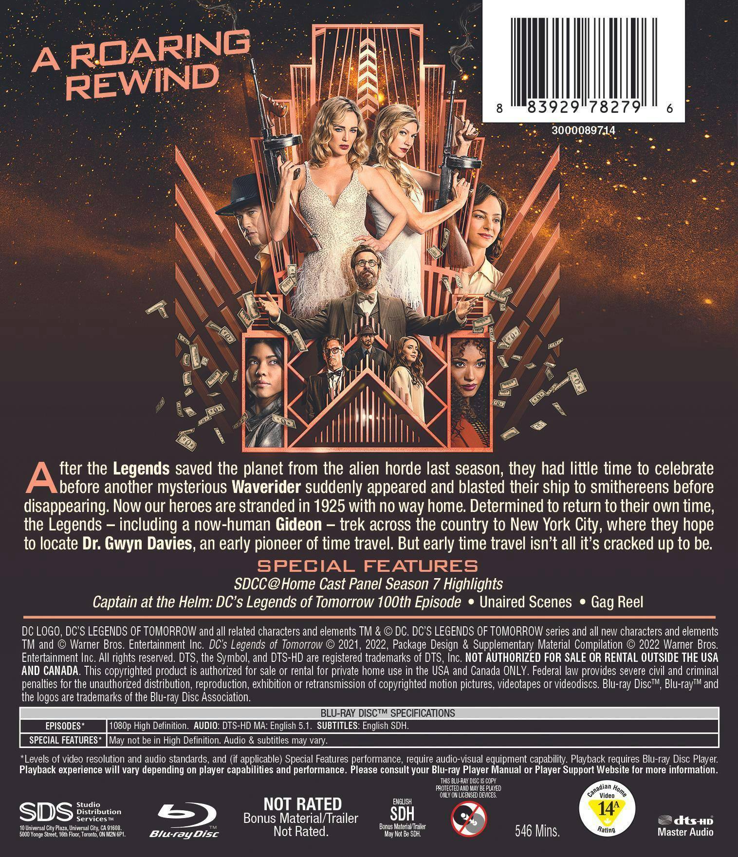 Angle. DC's Legends of Tomorrow: The Seventh and Final Season (Box Set) [Blu-ray].