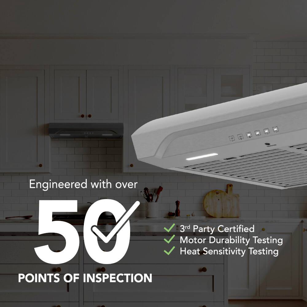 Engineered with over 50 3rd Party Certified Motor Durability Testing Heat Sensitivity Testing Points of Inspection.