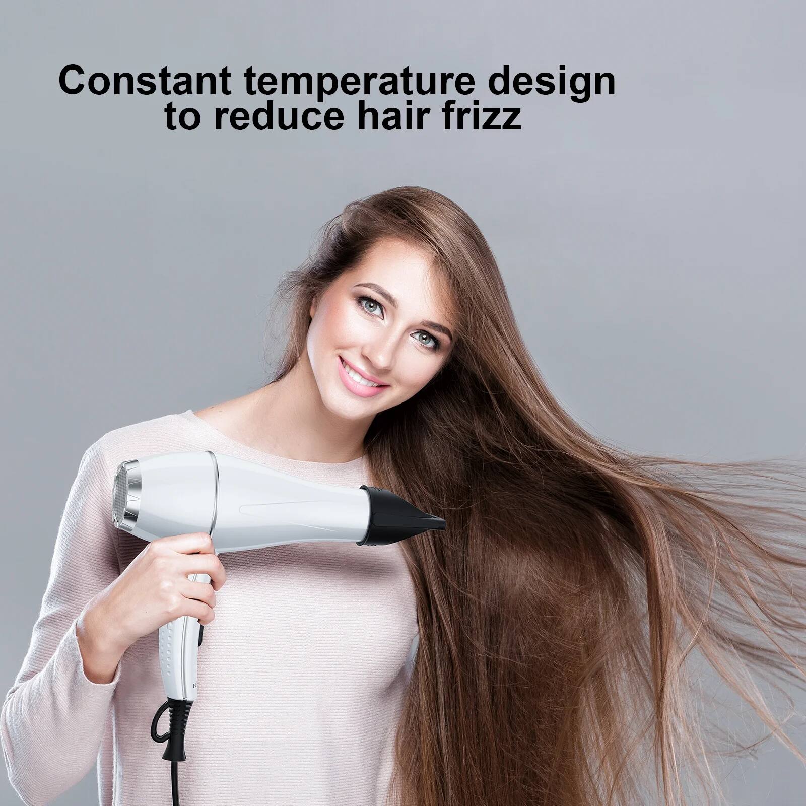 Constant temperature design to reduce hair frizz
