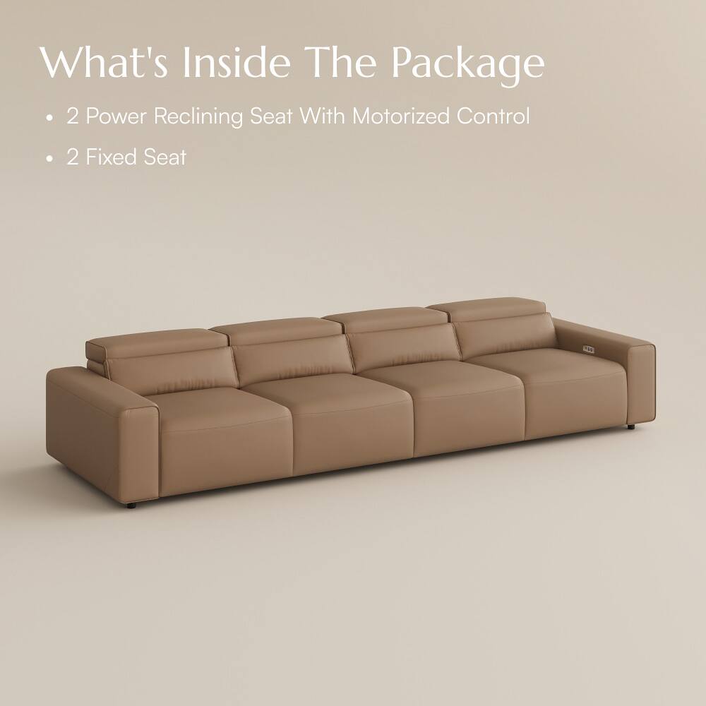 What's Inside The Package  
- 2 Power Reclining Seat With Motorized Control  
- 2 Fixed Seat