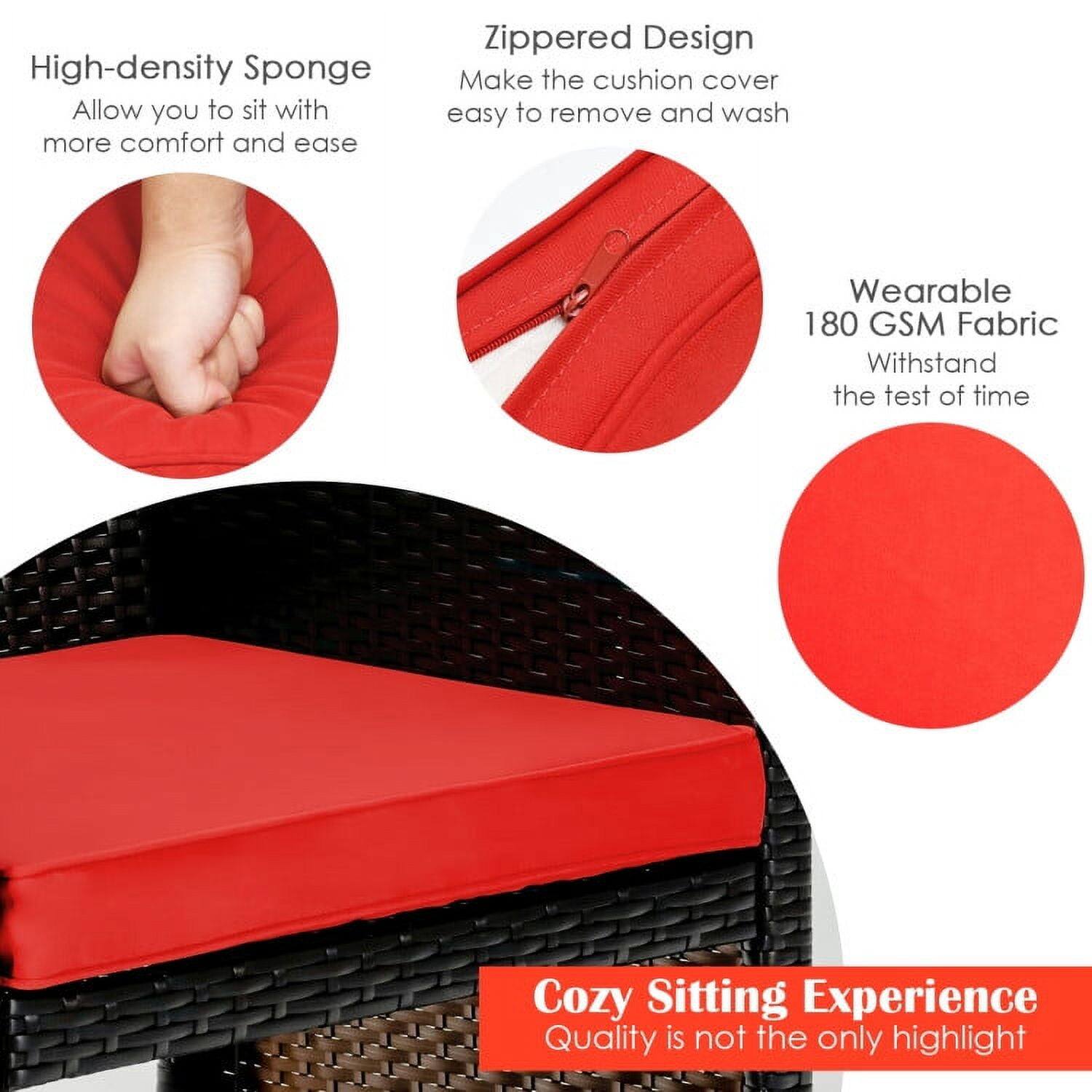 High-density Sponge  
Allow you to sit with more comfort and ease  

Zippered Design  
Make the cushion cover easy to remove and wash  

Wearable 180 GSM Fabric  
Withstand the test of time  

Cozy Sitting Experience  
Quality is not the only highlight
