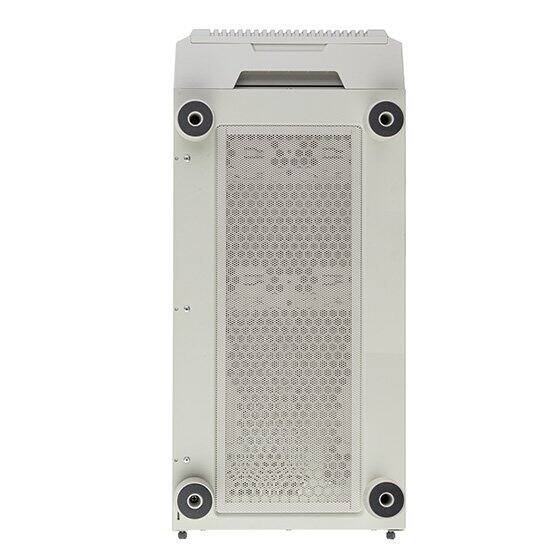Alt View 1. SilverStone - SST-FLP03W Retro-inspired M-ATX versatile chassis with support for diverse storage high-end GPUs and efficient cooling - White.
