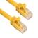 Front. Sanoxy - SANOXY Cables and Adapters; 50ft Cat6a 600 MHz UTP Snagless Ethernet Network Patch Cable, Yellow - Yellow.
