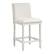 Angle. OSP Home Furnishings - Kaylee 26 Spindle Counter Stool - Linen / Antique White.