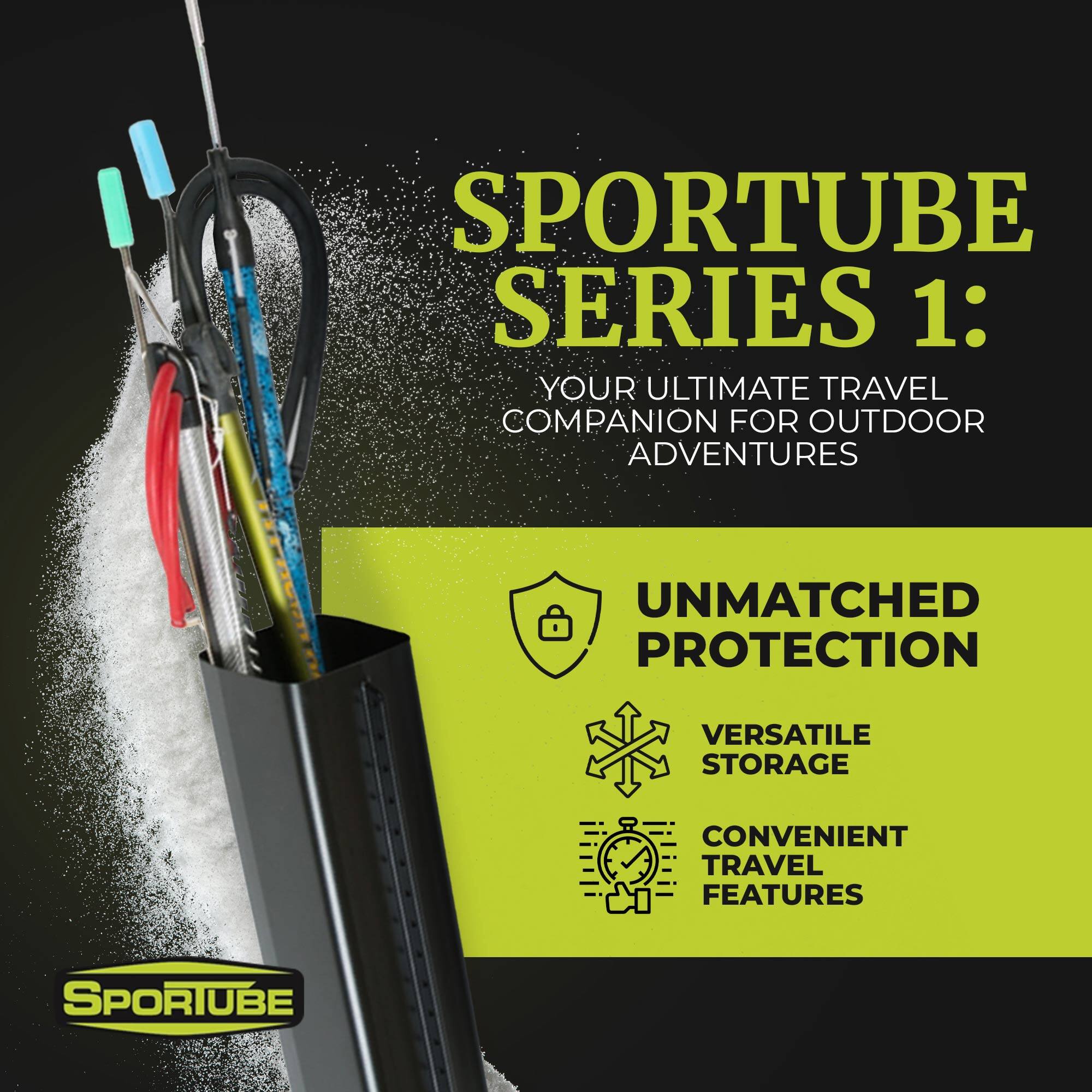 SPORTUBE SERIES 1:  
YOUR ULTIMATE TRAVEL COMPANION FOR OUTDOOR ADVENTURES  

UNMATCHED PROTECTION  
VERSATILE STORAGE  
CONVENIENT TRAVEL FEATURES  

SPORTUBE