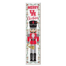 Jardine - Houston Cougars 11" x 46" Nutcracker Holiday Leaner Sign - White