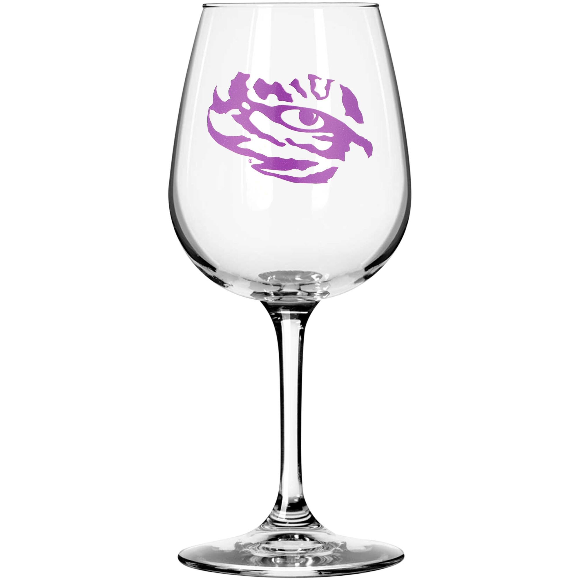 Alt View 1. Indigo Falls - LSU Tigers 11oz. Team Mom Stemmed Wine Glass - Multicolor.