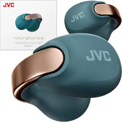 JVC nearphones
WIRELESS HEADPHONES / ECOUTEURS SANS FIL / CUPFEREZA FIL / AURICULARES WIRELESS / AIRCUPHONES
HA-NP1T