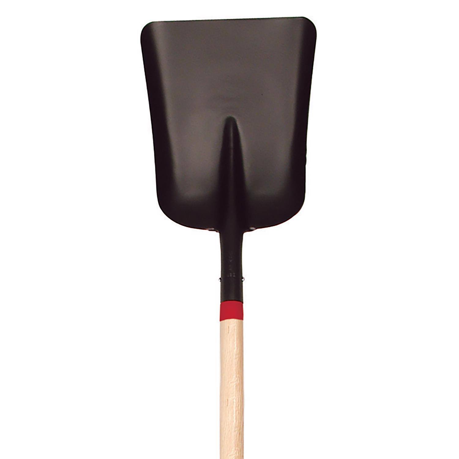 Left. Razor - Razor-Back 58.75 in. Steel Scoop Eastern Pattern Shovel Wood Handle.