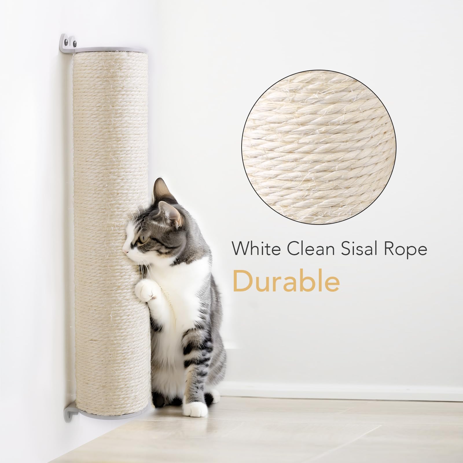 White Clean Sisal Rope  
Durable