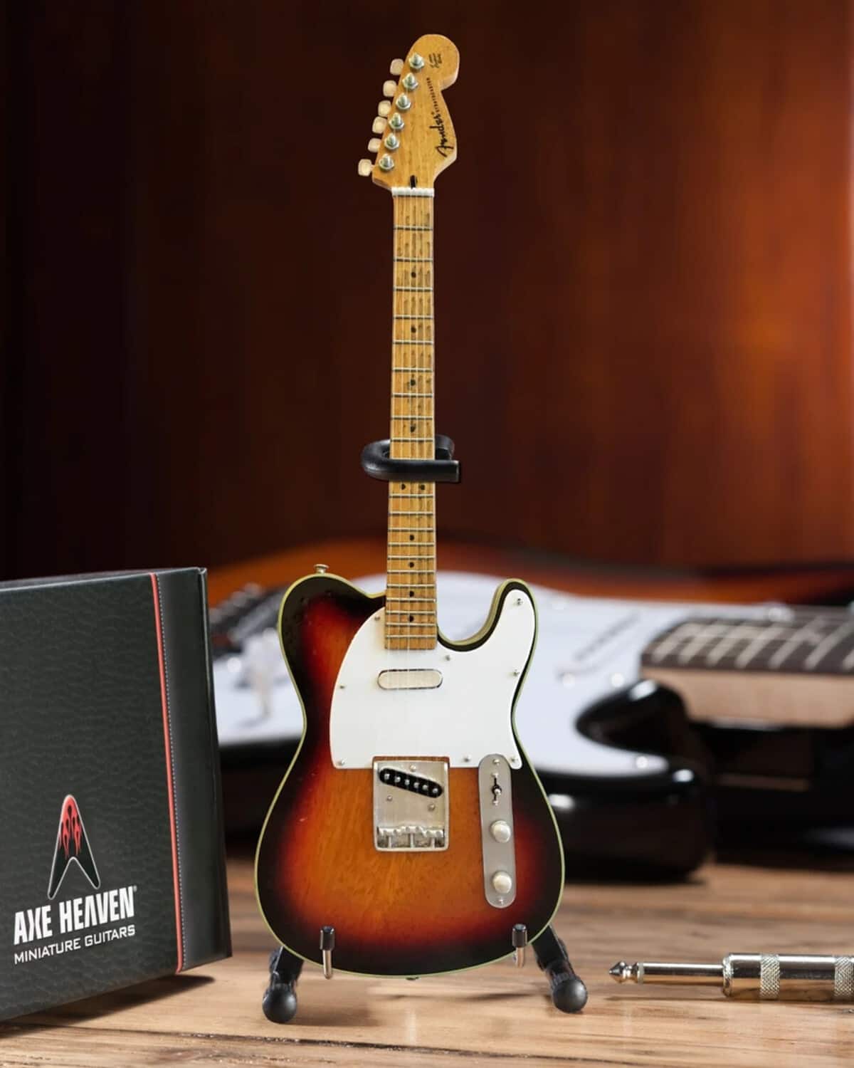 Eric Clapton - Axe Heaven Fender Telecaster Sunburst Vintage Mini Guitar Replica Collectible FT-015 - COLLECTABLES - Multicolor