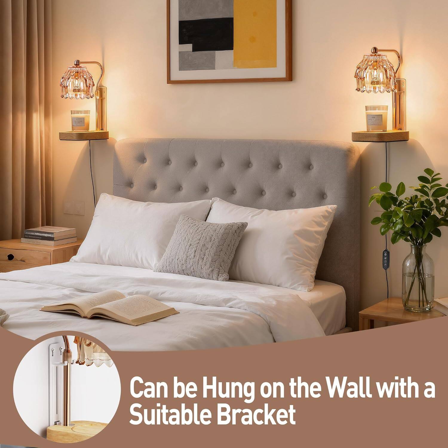 Can be Hung on the Wall with a Suitable Bracket