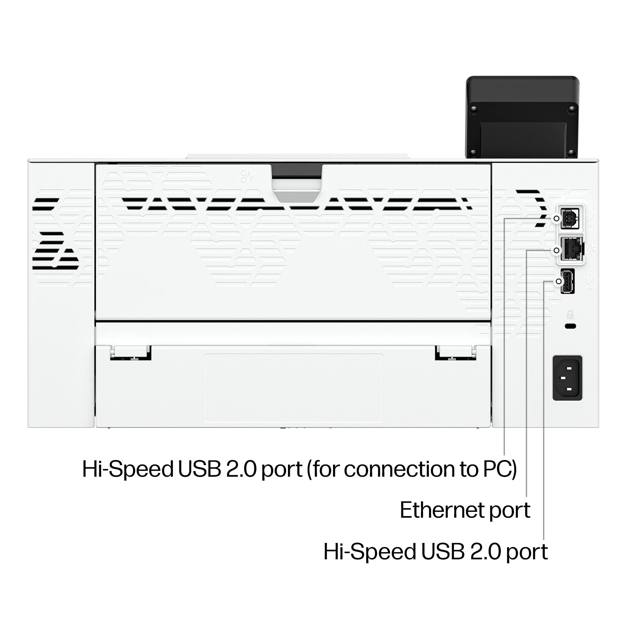 Hi-Speed USB 2.0 port (for connection to PC)  
Ethernet port  
Hi-Speed USB 2.0 port