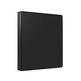 Staples - 1 1/2" 3-Ring View Binder - Black