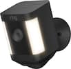 Front. Ring - Spotlight Cam Plus Outdoor/Indoor Wireless 1080p Battery Surveillance Camera - Black.