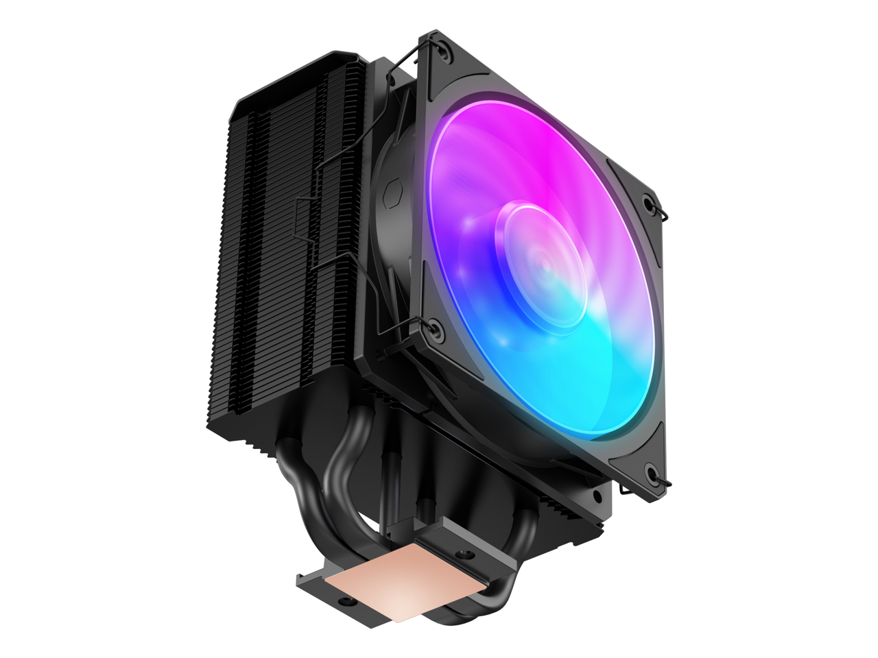 Alt View 10. Cooler Master - Cooler Master Hyper 212 3DHP CPU Cooler, aRGB, Quiet, AMD/Intel - Customizable aRGB.