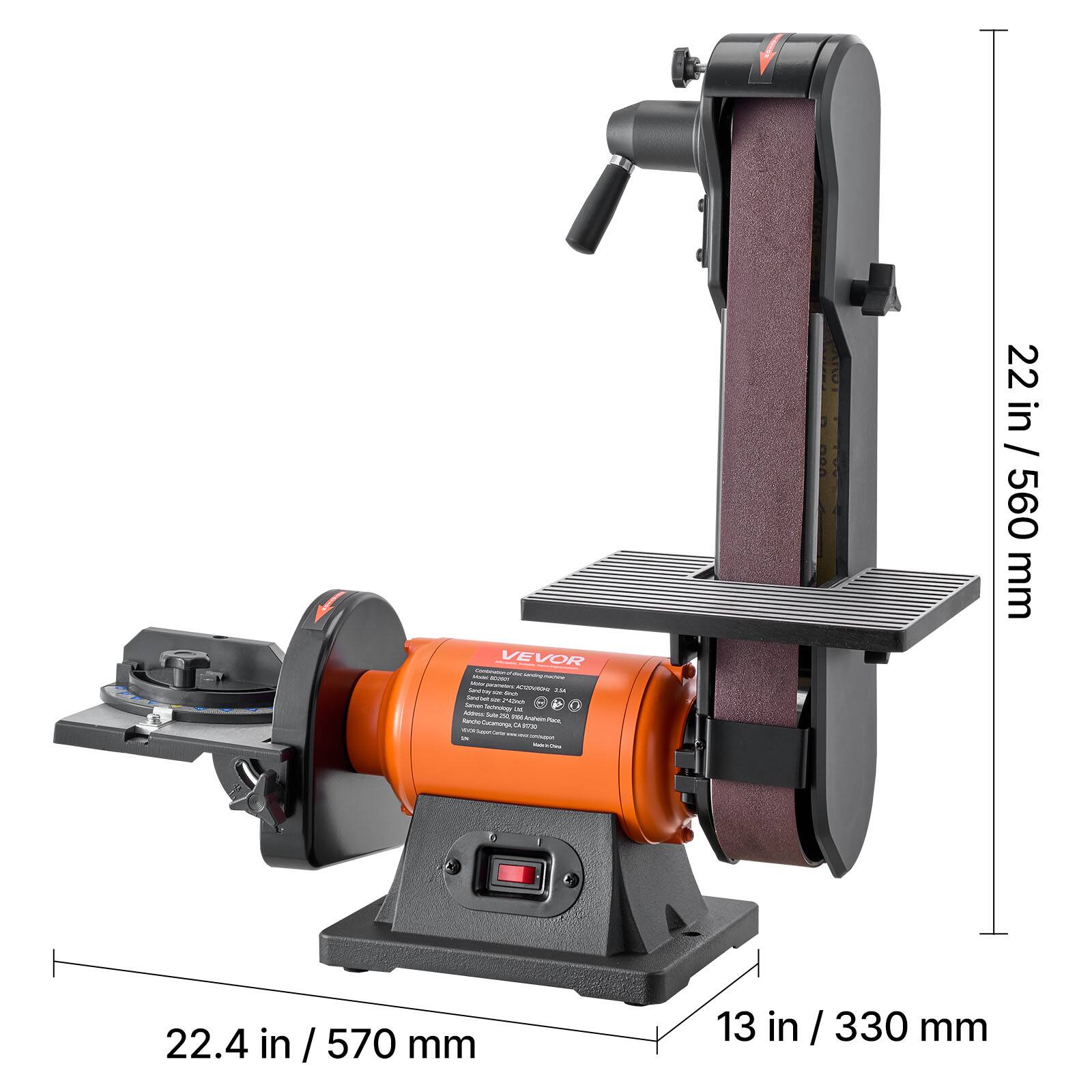 VEVOR MUDIC - winding HAPVE Sere! - Soch ACCOVRON 3.54 MANADO the 200 Serven Technology Fat KONG Sole: POL - Guarnange a MakemPer 9710 YOOK ClaspiCater COMMAN Indre

22 in / 560 mm
22.4 in / 570 mm
13 in / 330 mm